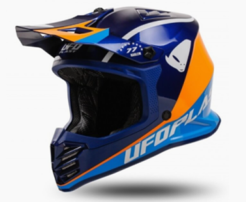 Helm UFO Korey Blau-Orange für Kinder